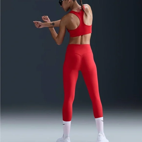 Nike Red Universa Legging - Picture 3 of 5